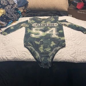 Fragile body suit camouflage